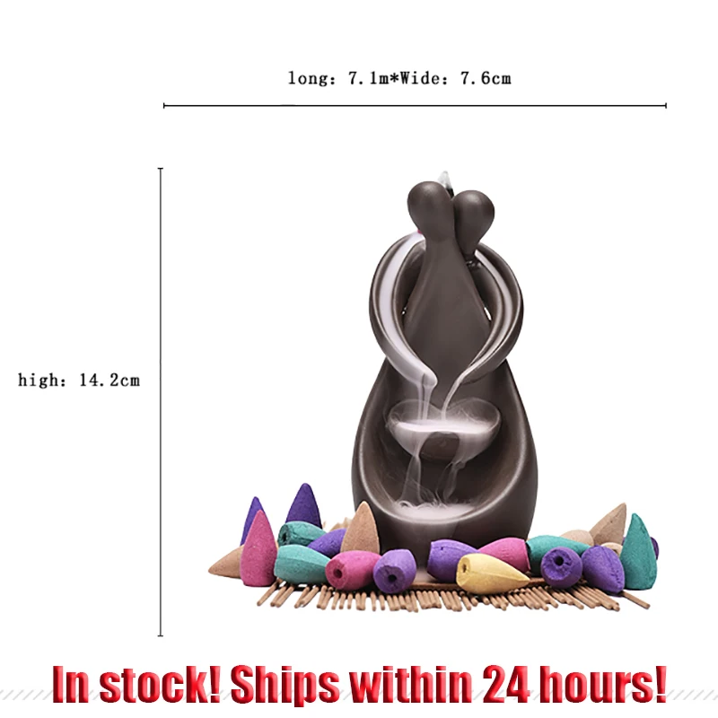 Курильница Водопад креативная подставка для благовоний пары ручной работы Декор