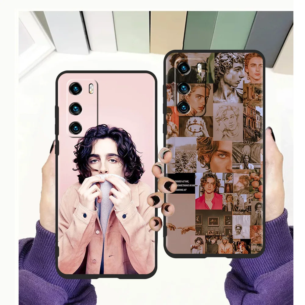 

Timothee Chalamet Phone Case For Huawei P50 P40 P30 P20 Pro P Smart Z Y6 Y7 Y7A Y9 Y6P Y9S 2019 P50 P40 P30 P20 Lite E Shell TPU
