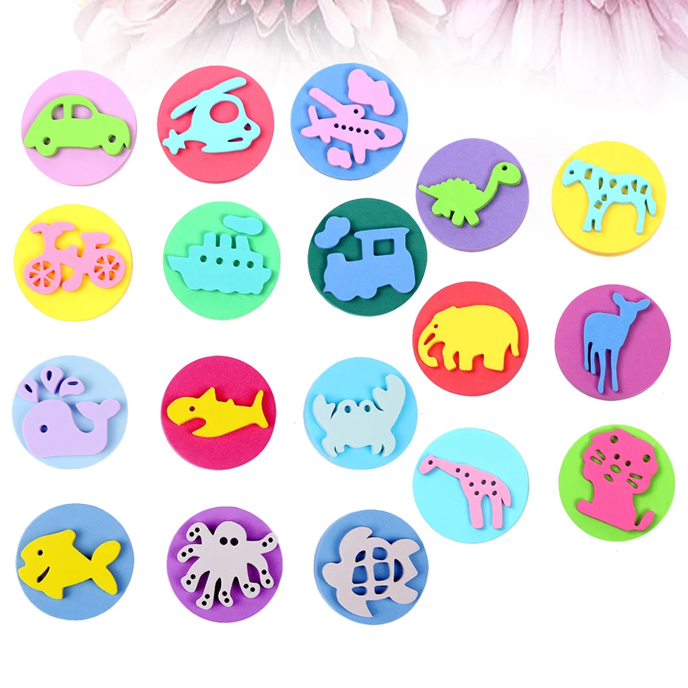 

Kids Stamp Stamps Stampersparty Set Inking Ink Birthday Favors Dinosaur Kit Toddler Wood Self Giant Mini Educational Animal