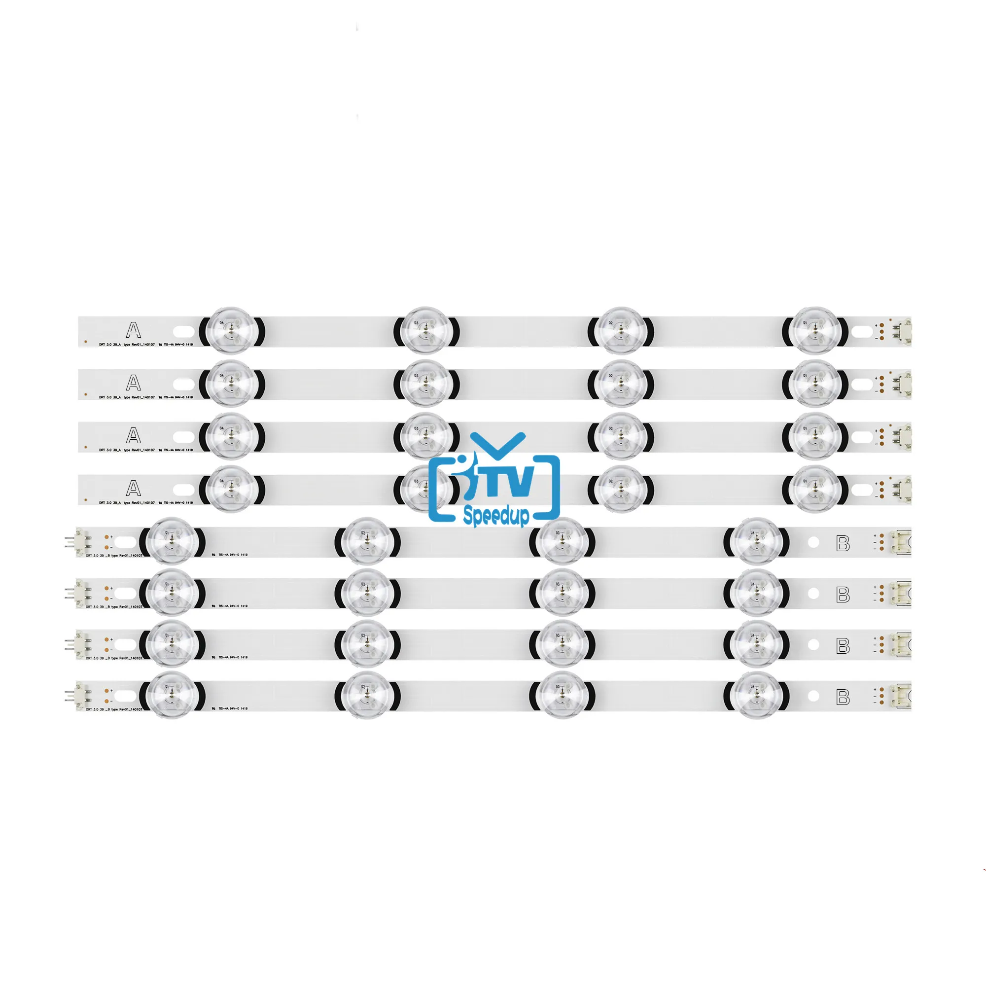 40pcs x LED Backlight Strip for LIG TV 390HVJ01 lnnotek drt 3.0 39