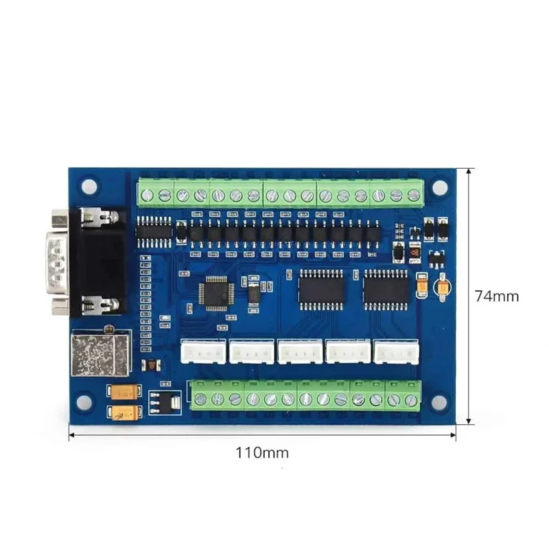 CNC MACH3 USB 5-осевой 100 кГц гладкий шаговый контроллер движения плата коммутационная