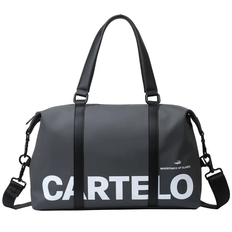 CARTELO Unisex Large Capacity Duffle Bag Travel Clothes Storage Bags Zipper Oxford Weekend Bag Thin Portable Moving Luggage Bag