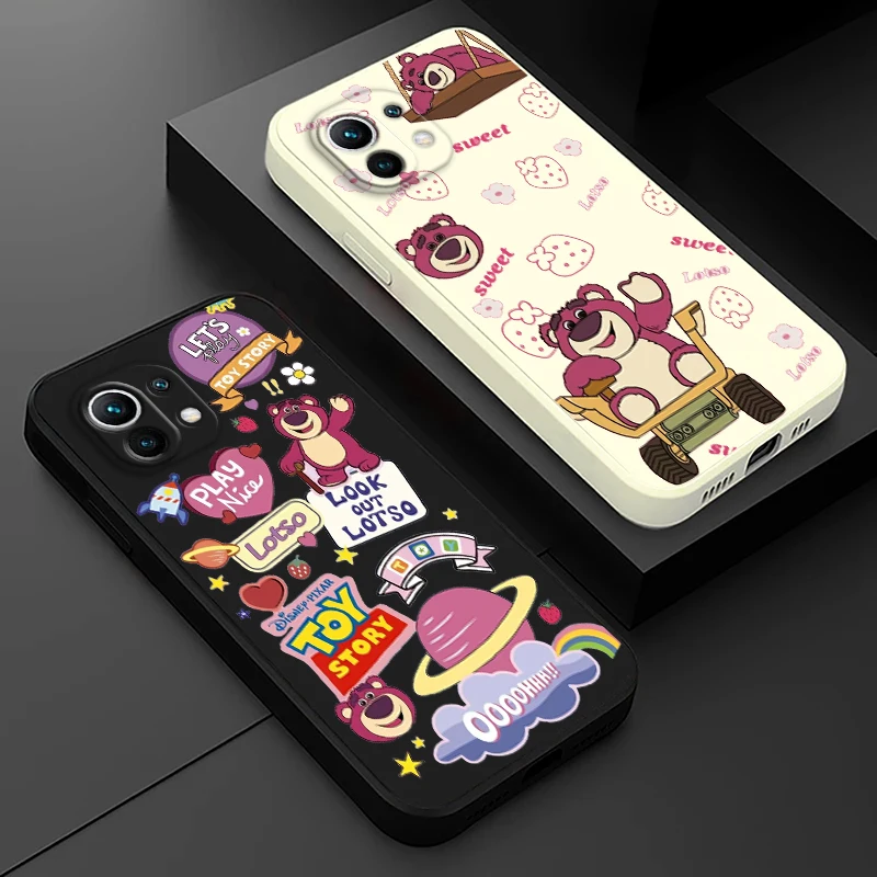 

Toy Story 3 pink lotso Phone Case For Xiaomi Mi 13 12S 12 12T 12X 11i 11T 11 10 10S 10T Pro Lite Ultra Liquid Rope TPU
