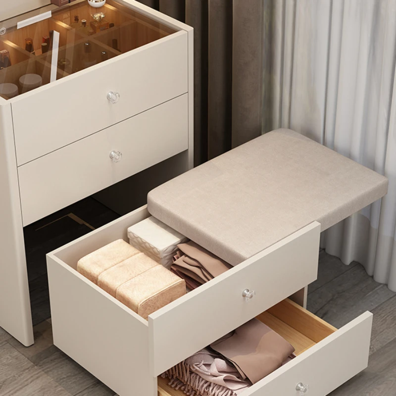 Туалетный столик для макияжа туалетный спальни зеркало женская ночная тумбочка