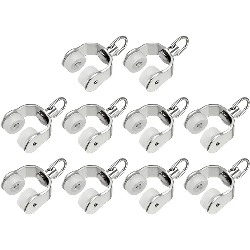 50 шт. двухколесные переноски направляющие для драпировки скользящий планер-для