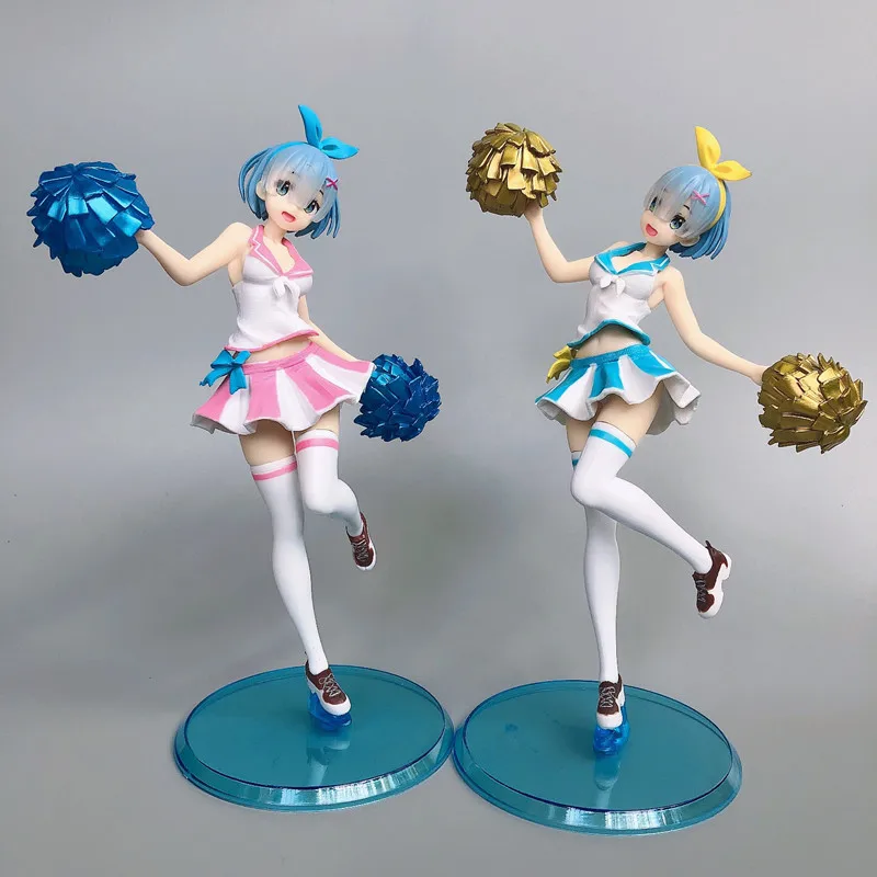 

Экшн-фигурка аниме «Re:Life In A другой мир от нуля» 23 см, спортивная одежда для чарлидинга Рем, кавайная девушка, коллекционные модели игрушек