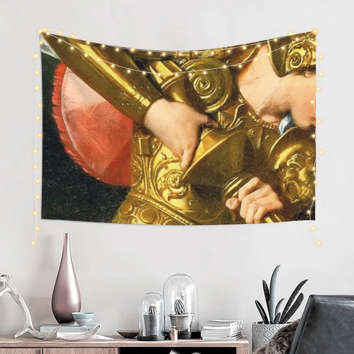 Жанна д'Арк живопись детали гобелен эстетическое украшение спальня декор