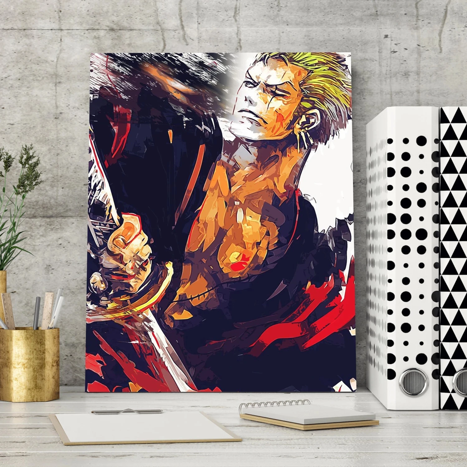 

Janpnese Anime One Pieces Luffy/Ace/Zoro/Nami/ Sanji/Robin posters wall paper High Quality Painting For Home Decor wall sticker