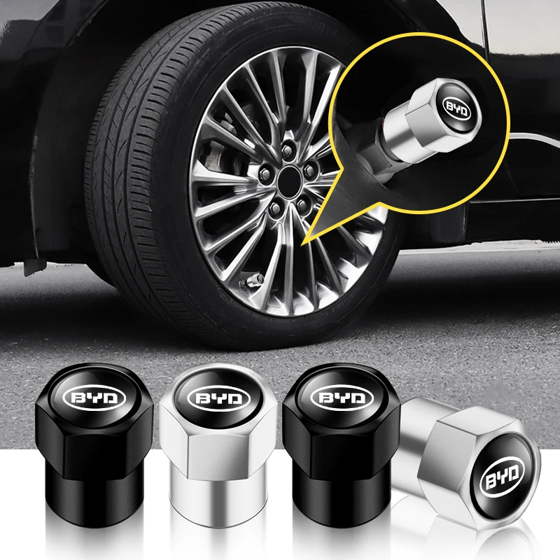 4 шт., новинка, металлическая крышка клапана автомобильной шины для BYD F3 E6 Yuan Plus Atto F0 G3 I3 Ea1 Song Max Tang Dmi 2din 2014