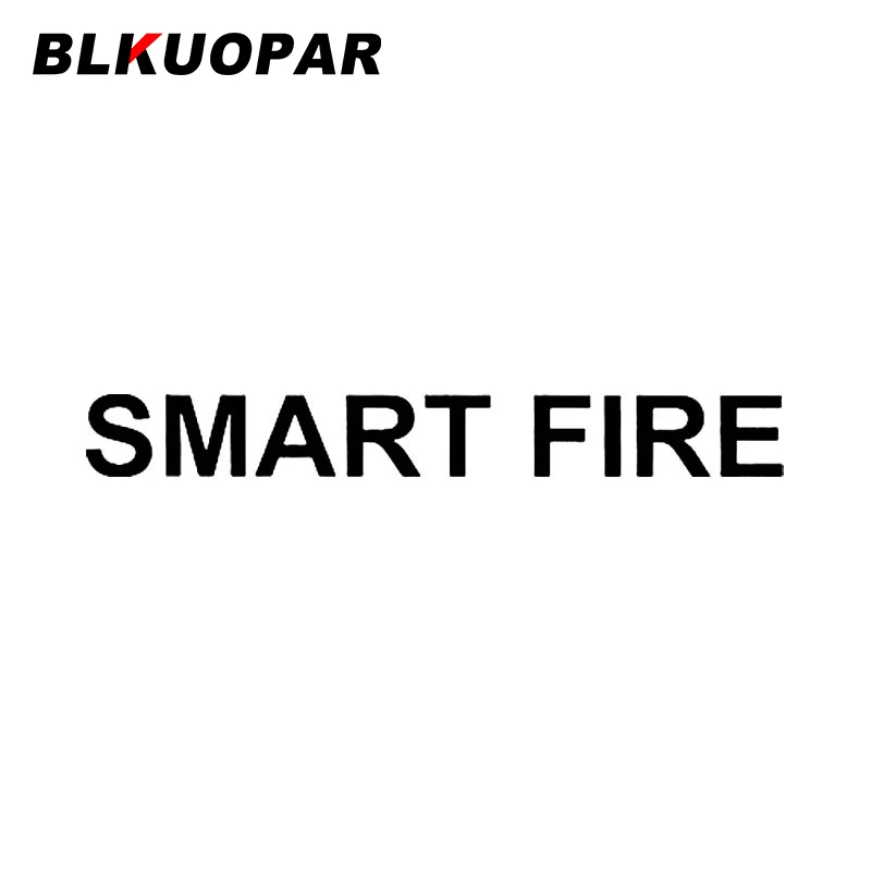 

Наклейка BLKUOPAR Smart Fire на автомобиль, креативная забавная оригинальная индивидуальная наклейка, Солнцезащитный водонепроницаемый бампер, ук...