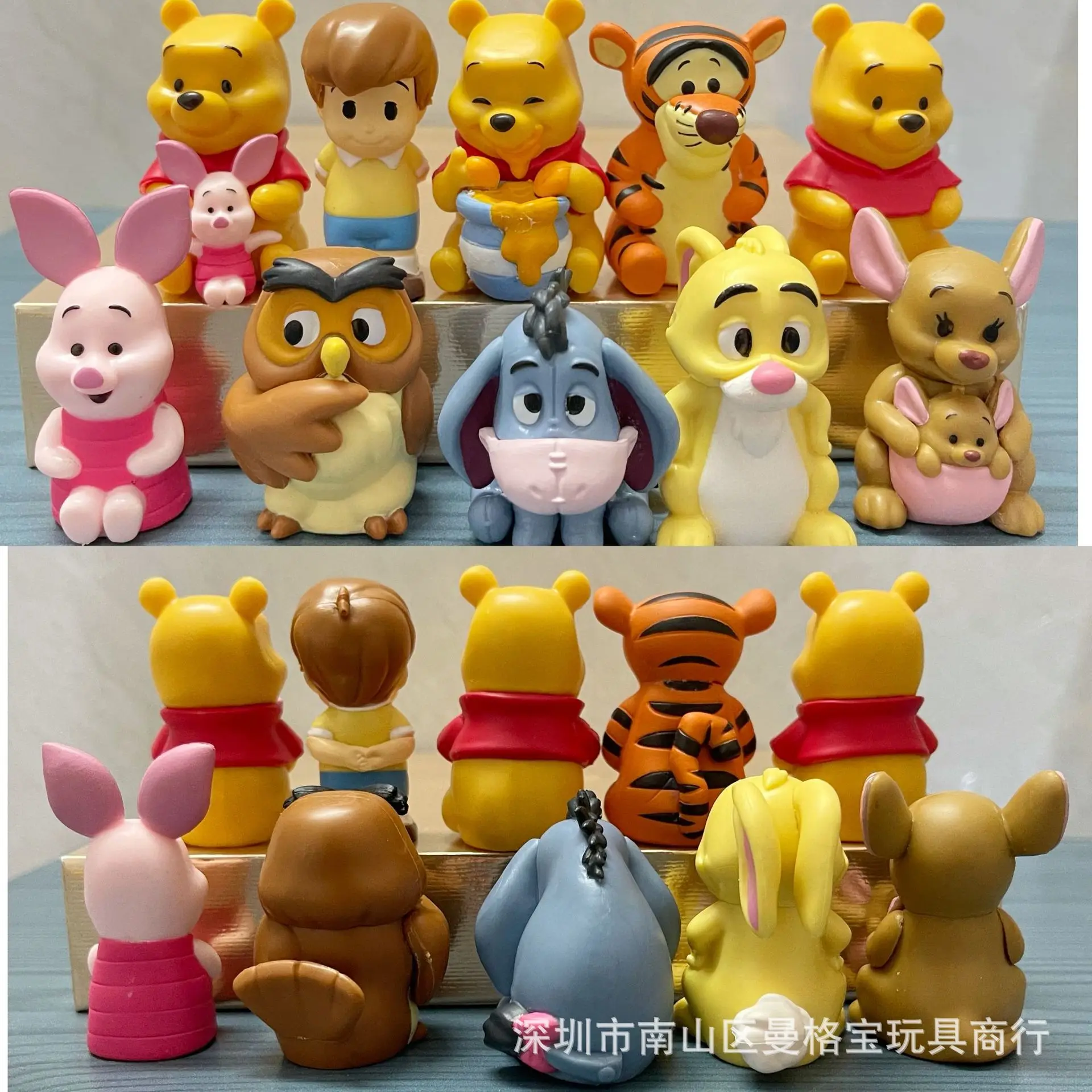 

Winnie the Pooh Tigger Eeyore the pig 10 hand-held office dolls ornaments children's toys birthday gifts