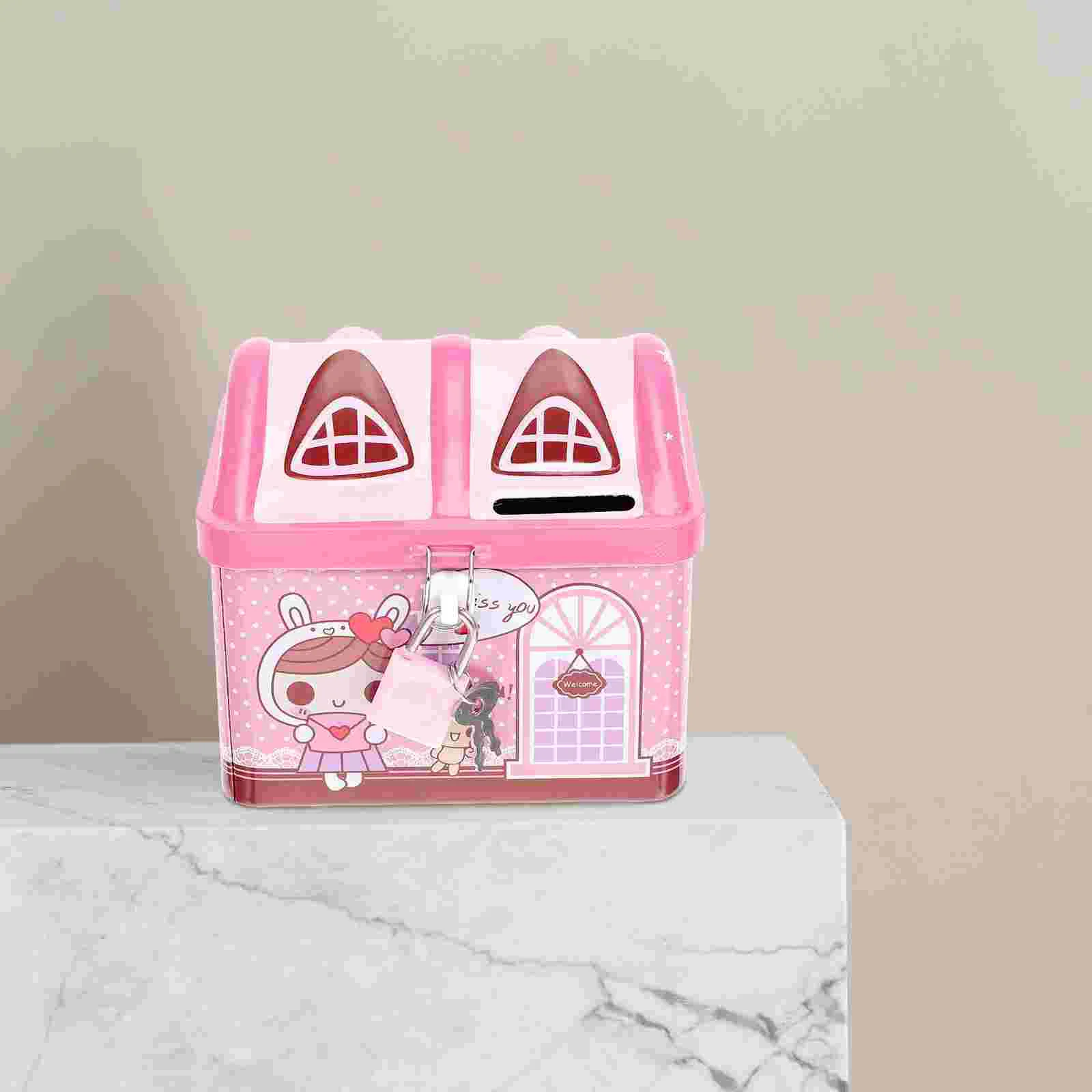 

Unicorn Money Bank Saving Pot Lock Blue Home Decor Pink Christmas Decorations Ornaments