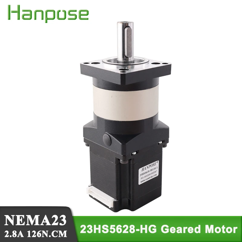 

Nema23 Stepper Motor 3.6:1/ 4.25:1/ 15:1 Extruder Gear 23HS5628-PG 2.8A 126N.CM Stepper Motor Ratio Planetary For 3D Printer