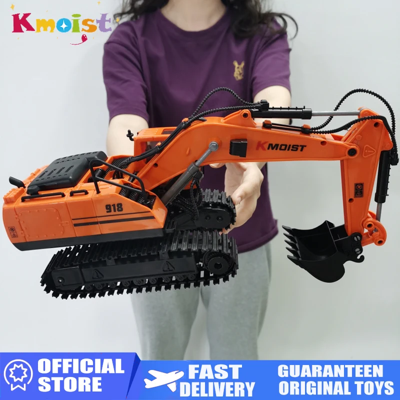 RC Excavator Dumper RC Car 2.4G Remote Controlled Engineering Vehicle Crawler Truck Bulldozer Children Toys for Boys Kids Gifts