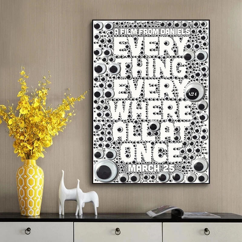 2022 плакат из скандинавского фильма все вокруг за один раз на холсте декоративная