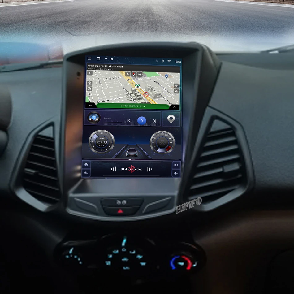 Автомагнитола для Ford EcoSport Eco Sport 2013-2017 Android автомагнитола в стиле Тесла