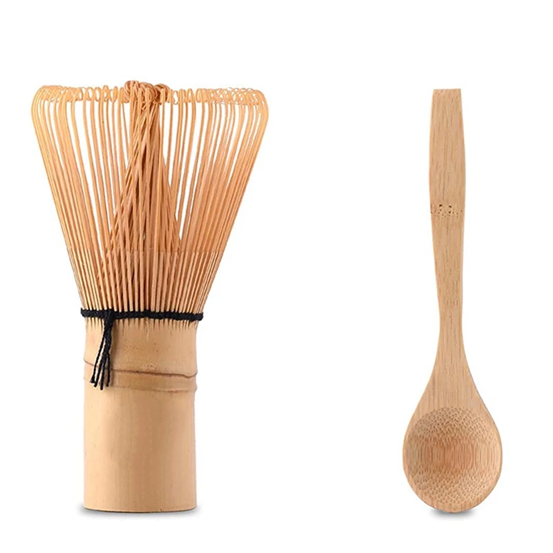 

Traditional Matcha Whisk&Spoon,Bamboo Whisk for Ceremonial Tea Preparation,Japanese Bamboo Whisk for Matcha Tea