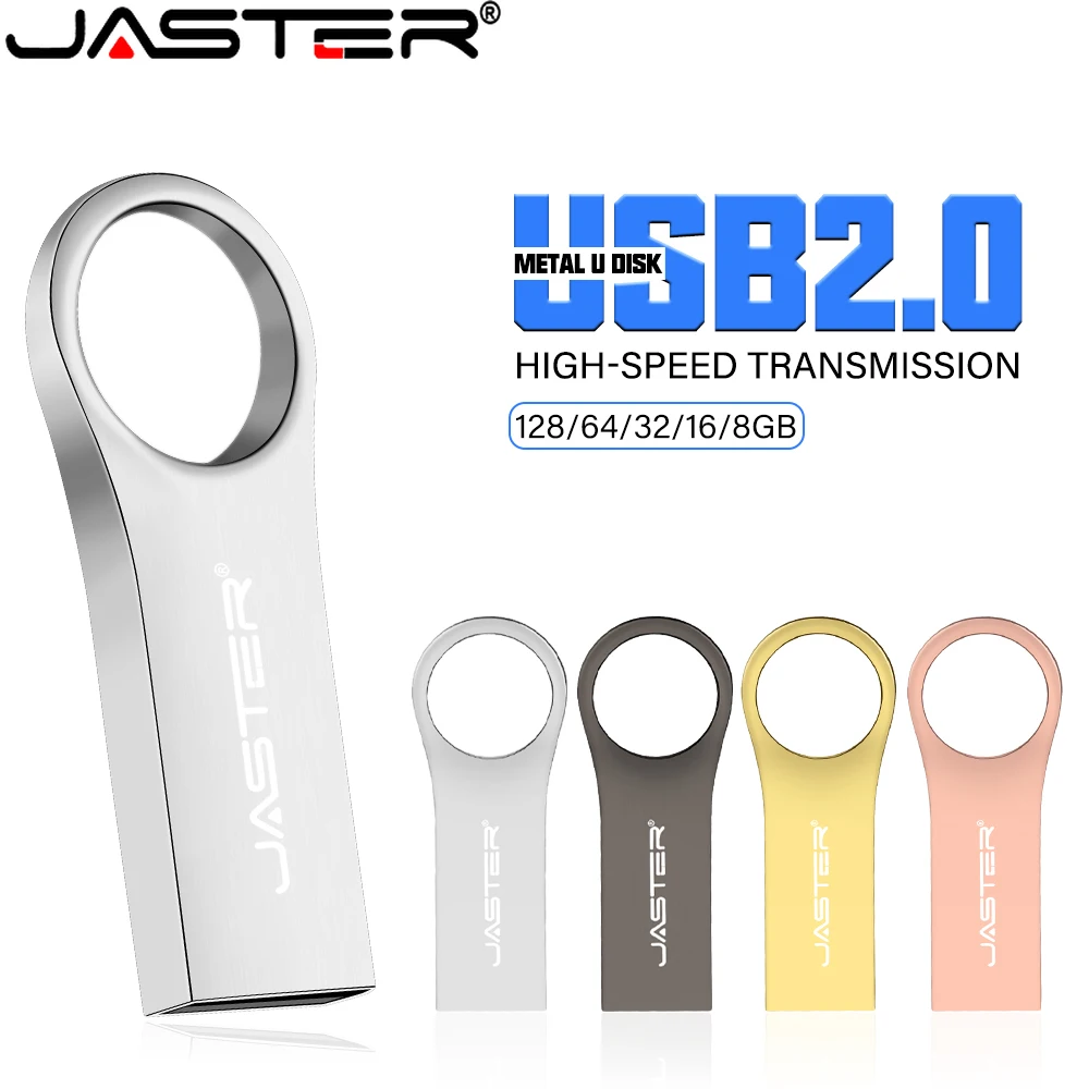 USB-флеш-накопитель JASTER металлический, 2,0 дюйма, 4 ГБ, 8 ГБ, 16 ГБ, 32 ГБ, 64 ГБ