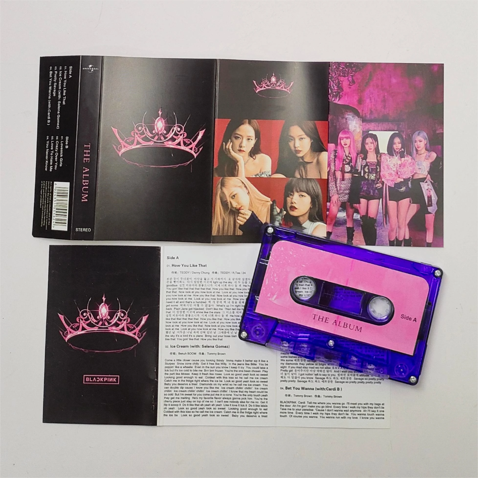 Популярная Корейская музыкальная лента группы девушек Дженни Ким самые большие