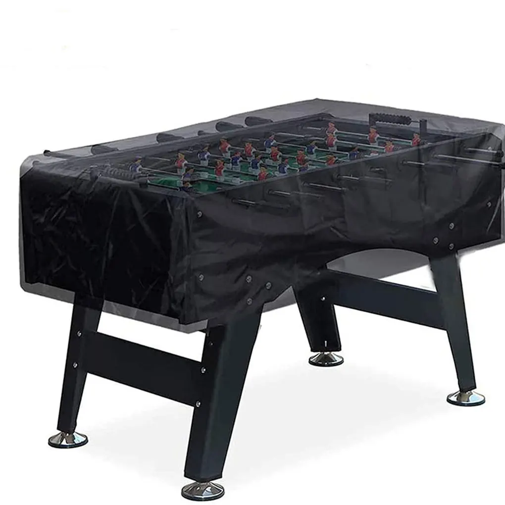 

Soccer Table Cover Dust-proof Outdoor Foosball Desk Protector Billiards Sunshade Reusable Breathable Portable PVC