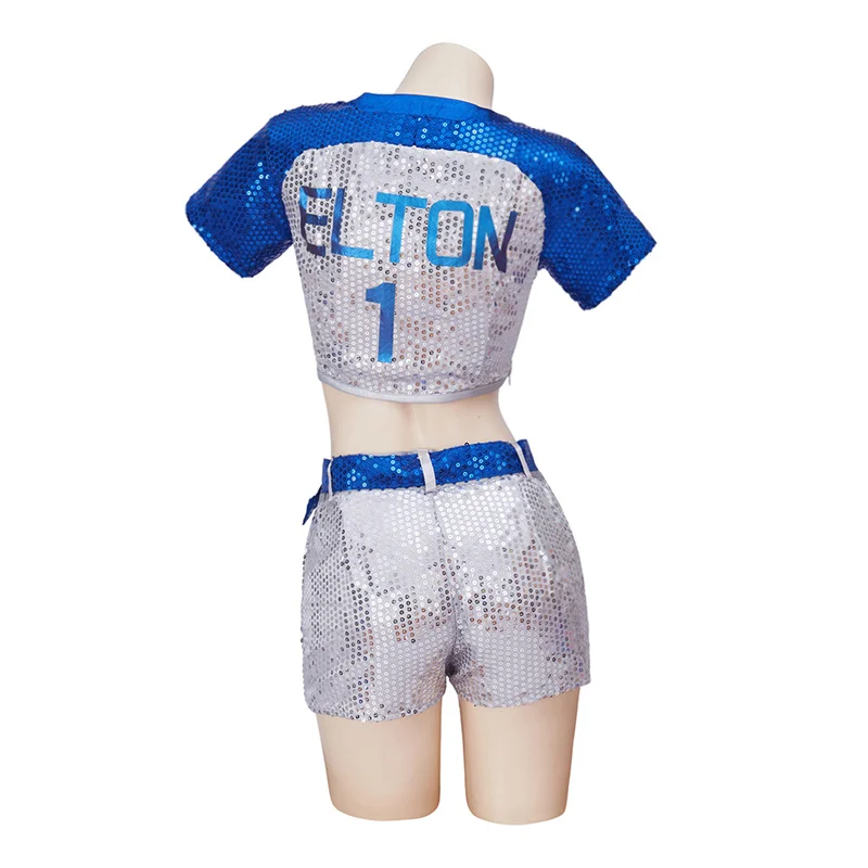 Костюм для косплея Элтона Джона доджерса из фильма сексуальная бейсбольная