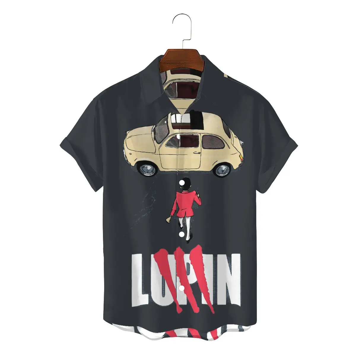 

Lupin The Third Daisuke Jigen Gentleman Thief Anime 3D Shirt The Gentleman Driver Elegant Shirts Oversized Men Clothing Ofertas