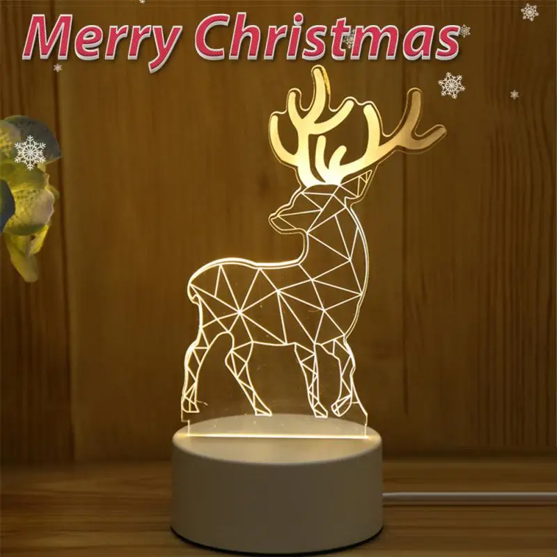 

3D Decoration Night Lights Holiday Event Christmas Gifts LED night lights Lamp Bedroom Home Decorative Novelty Christmas Decor