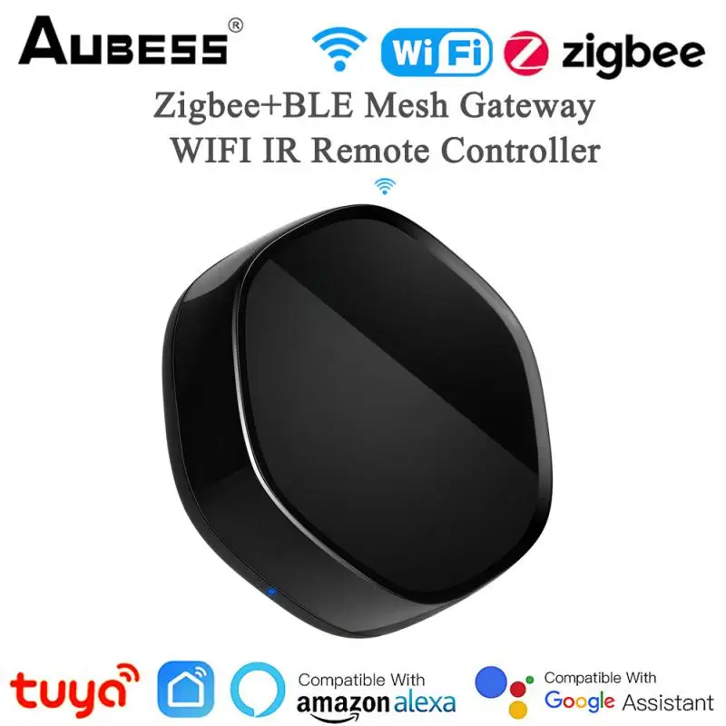 

Tuya Smart WIFI Ble Mesh Zigbee Gateway Sensor With 38K IR Remote Controller Smart Life APP Control Via Alexa Echo Google Home