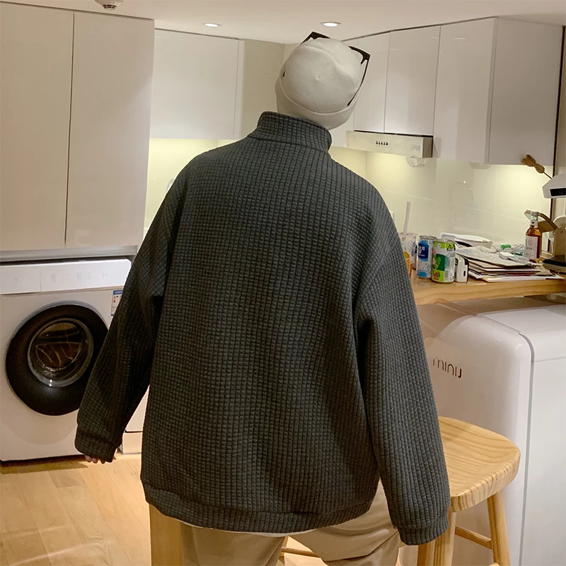 Мужские толстовки повседневная Осенняя универсальная одежда в японском стиле с