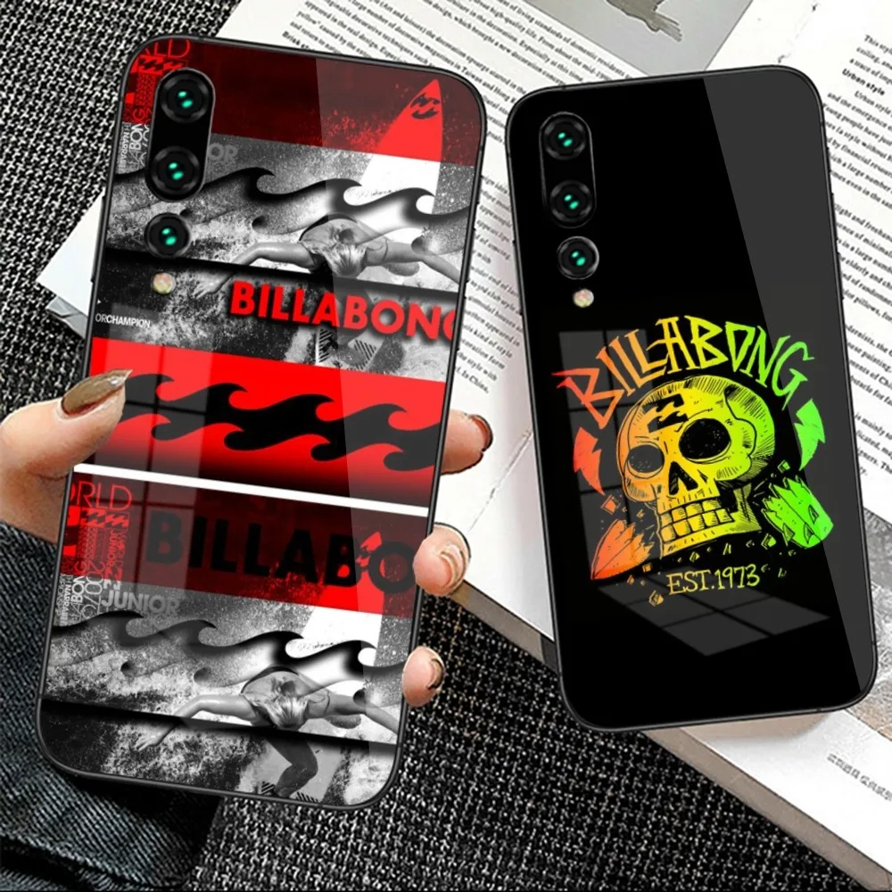 Чехол Billa Bong для мобильного телефона Huawei P50 P40 P30 P20 Pro Mate 40 30 20 Nova 9 8 7 PC стеклянный