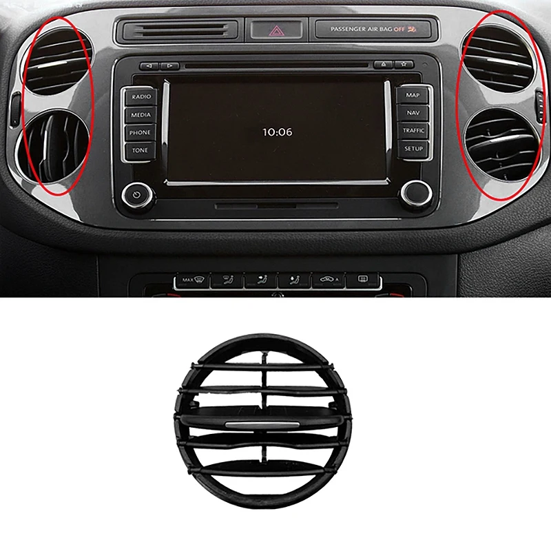 

Приборная панель кондиционера для Tiguan 2010-2017, средний выход Tuyere, A/C, складные фитинги с вентиляционным отверстием