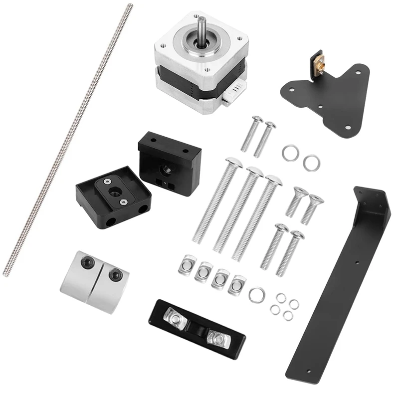 

Ender 3V2 Dual Z Axis Kit Lead Screw, Dual Screw Rod With Stepper Motor For Creality Ender 3 / Ender 3S / Ender 3 Pro