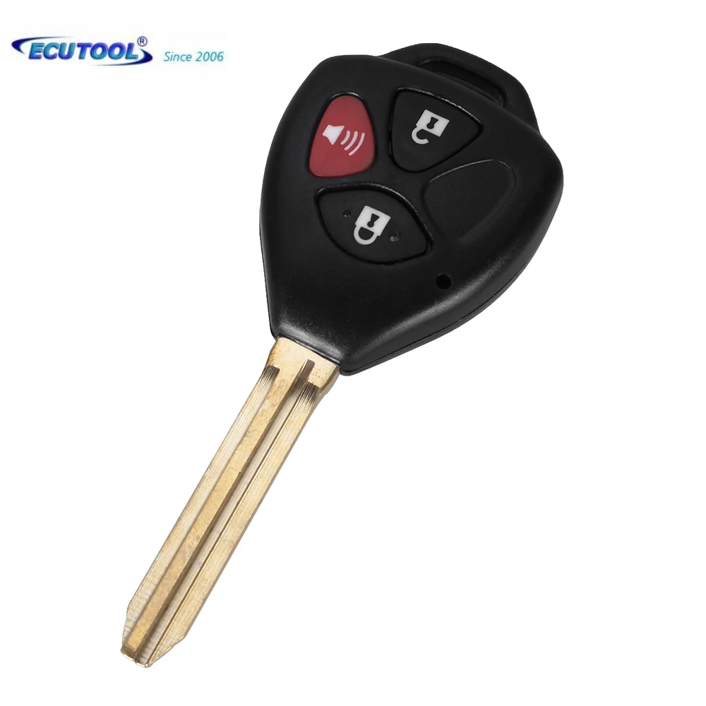 

Replacement Remote Fob Uncut Key Shell Case For Toyota RAV4 Yaris Venza Scion tC/xA/xB/xC 3 Buttons