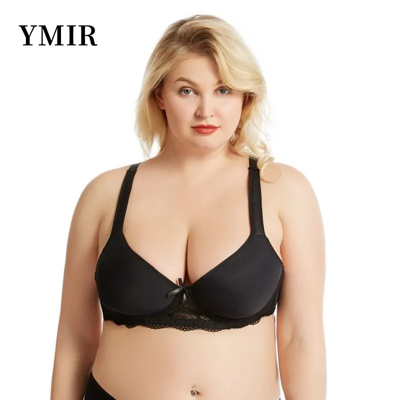 

Women's Plus Size Bra 6XL Solid Color Lace Sexy Lingerie Bras No Steel Ring Gather Large Sports Bras Fitness Yoga Plus Size Top