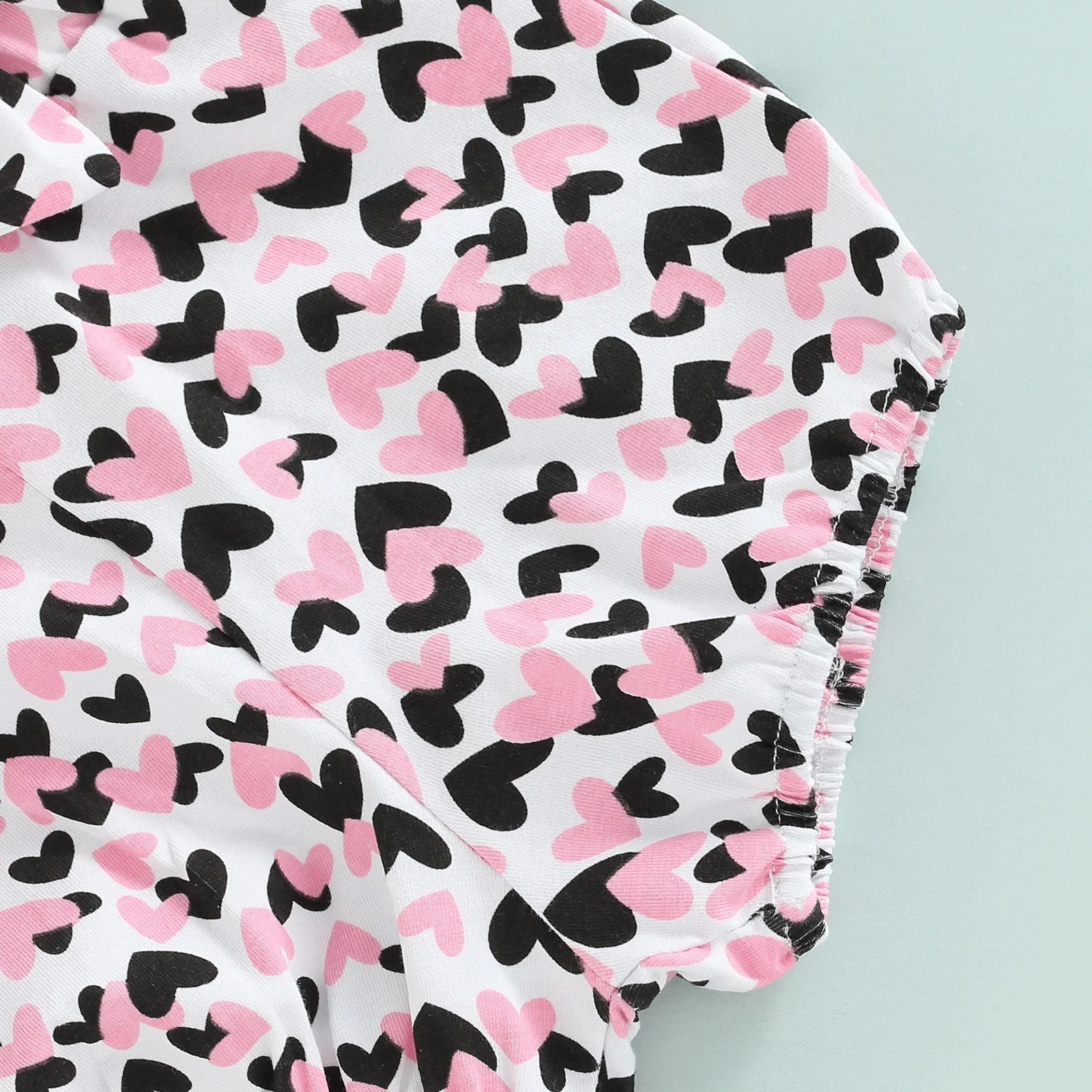 Костюм с короткими брюками для новорожденных девочек комбинезон коротким