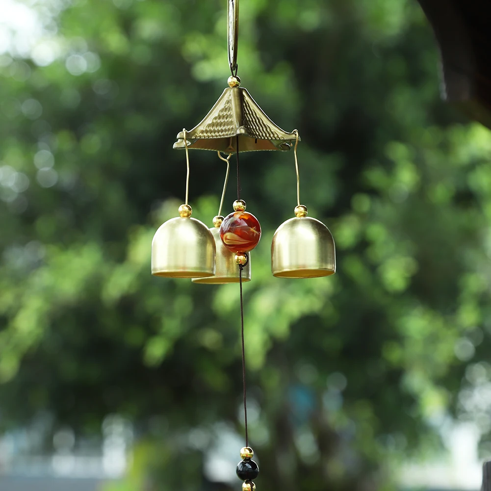 

Antique Wind Chime Copper for Yard Garden copper Bells Metal Chinese Windchimes Hanging Decorations Lucky Metal Chime