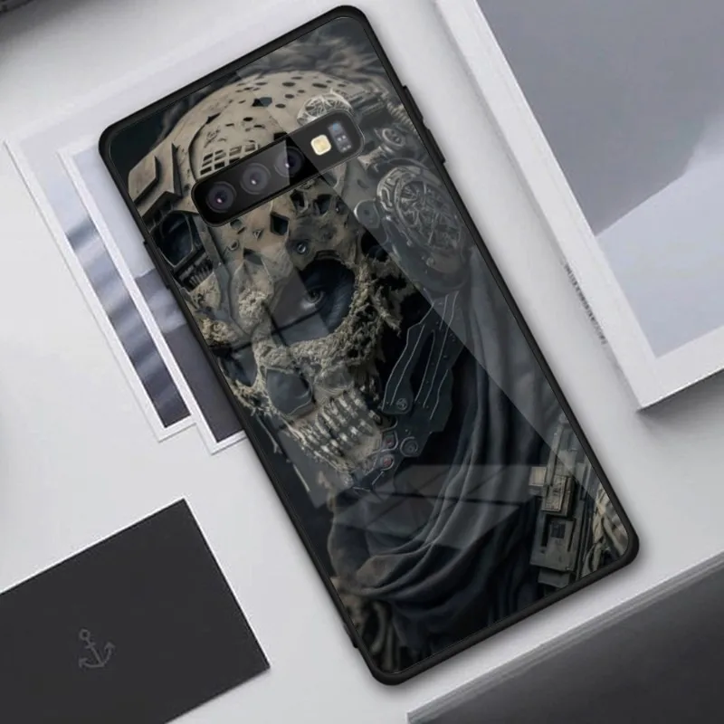 Стеклянный чехол для телефона SWAT Warrior Soldier Samung S23 S22 S21 Pro Ultra A13 A33 A53 NOTE 20