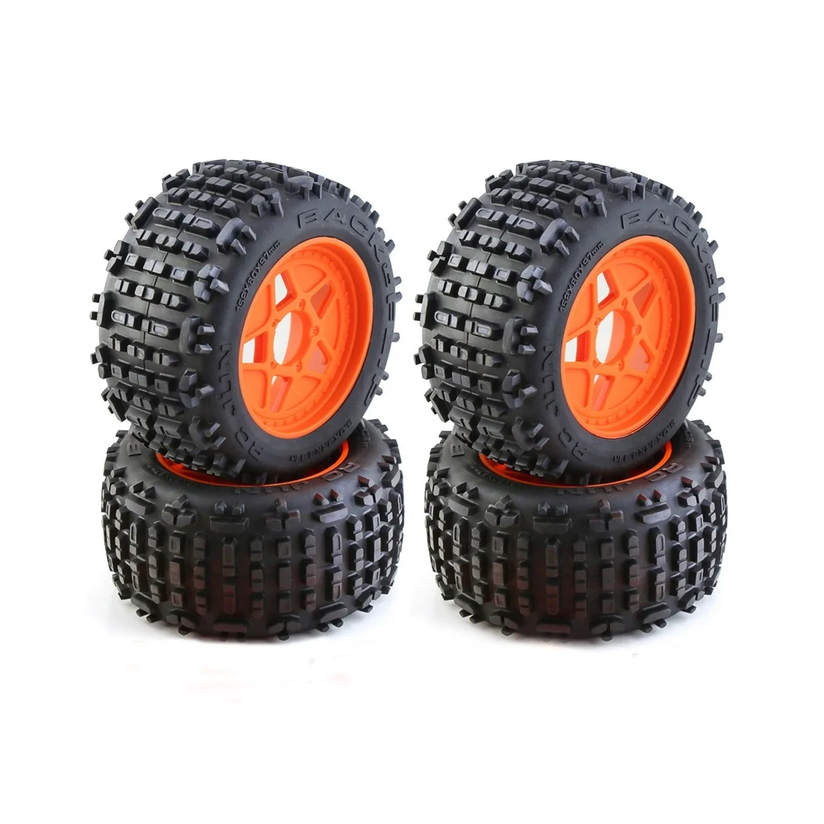 

4 шт. 152 мм 1/8 1/10 для шин Monster Truck с 12 мм 14 мм 17 мм шестигранным колесом для TRAXXAS Sledge E-Revo ARRMA KRATON Outcast,3