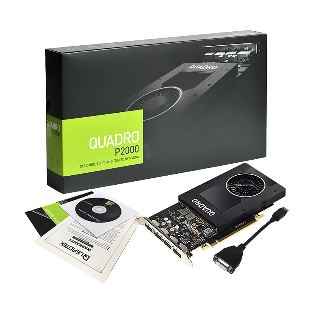 

Видеокарта Quadro P2000 5G GDDR5 4x для настольного компьютера