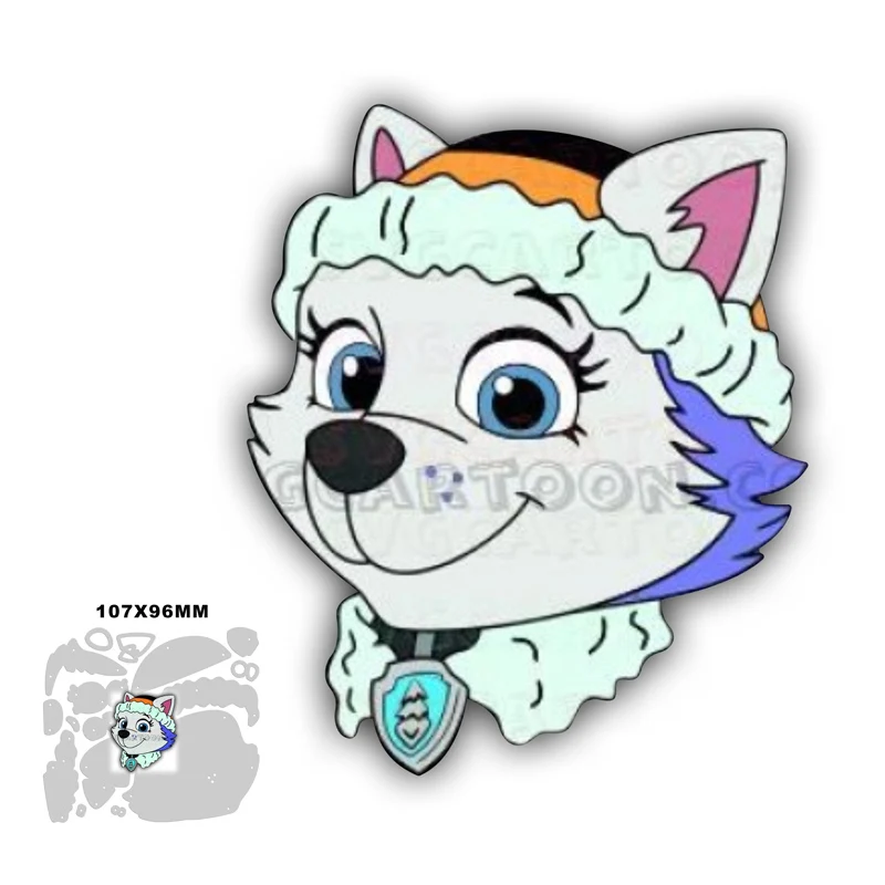 2022 новый металлический высекальный штамп с изображением мультяшной собаки