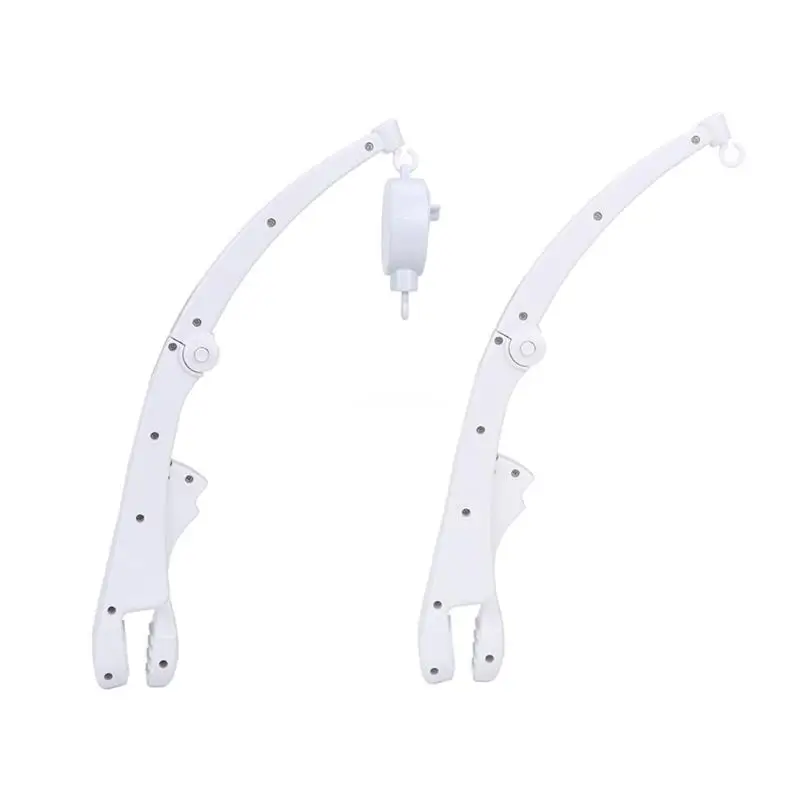 

Baby Bed Bell Toy Holder White Rattles Bracket Mobile Crib Newborn Bell Crib Dropship