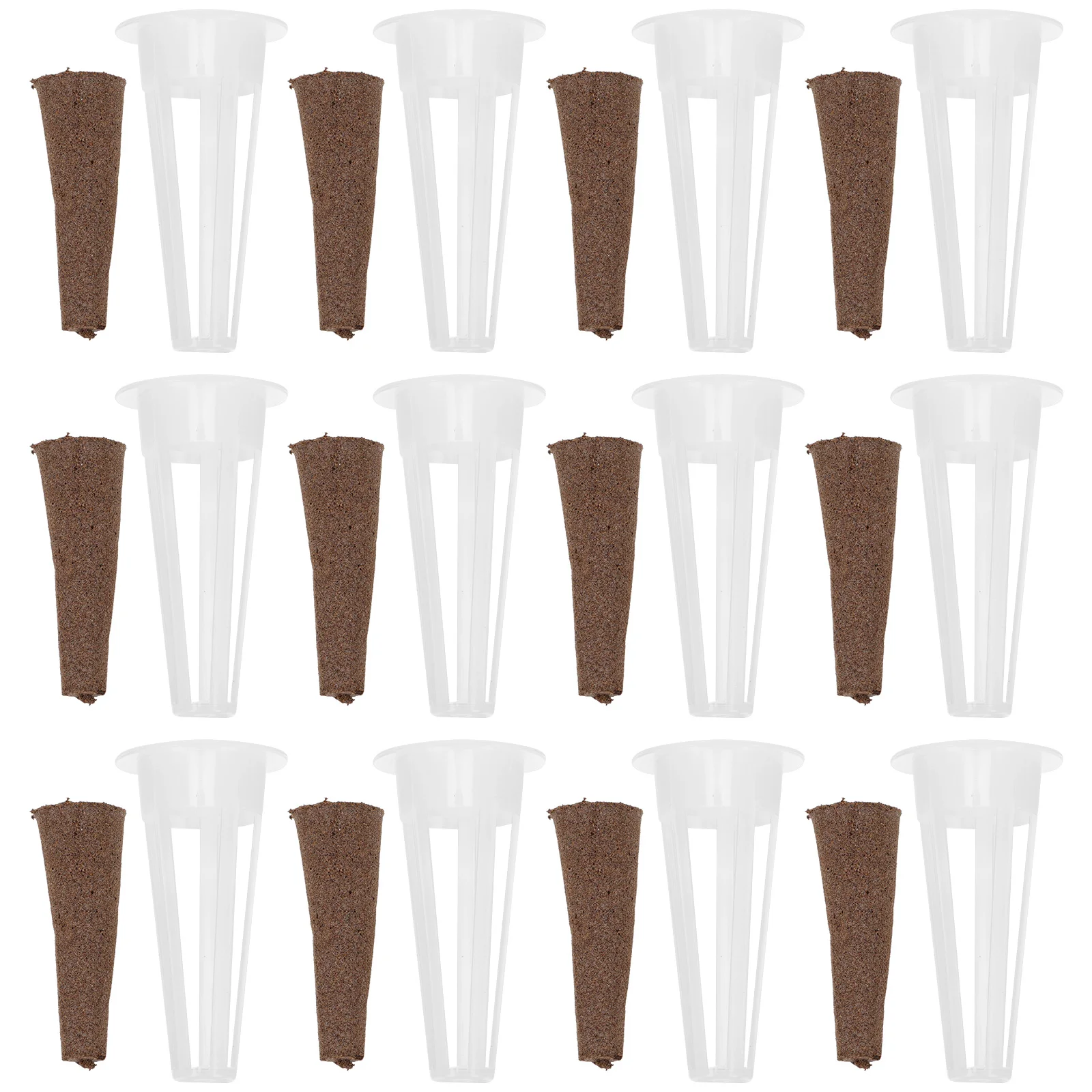 

12 Sets Soilless Culture Net Cups Hydroponics Nursery Baskets
