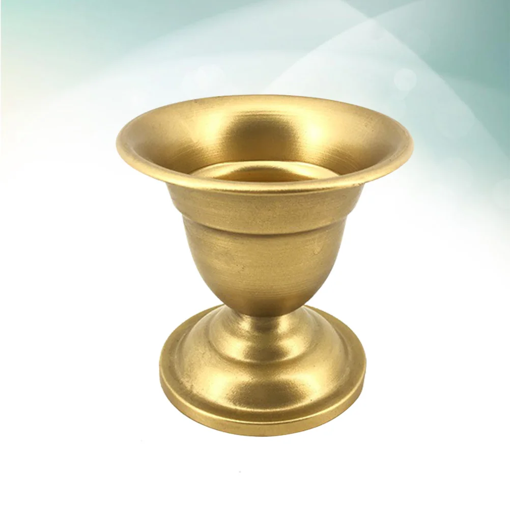 

Европейская железная ваза в стиле ретро, металлическая Золотая ваза, современная настольная декоративная искусственная бутылка для цветов...