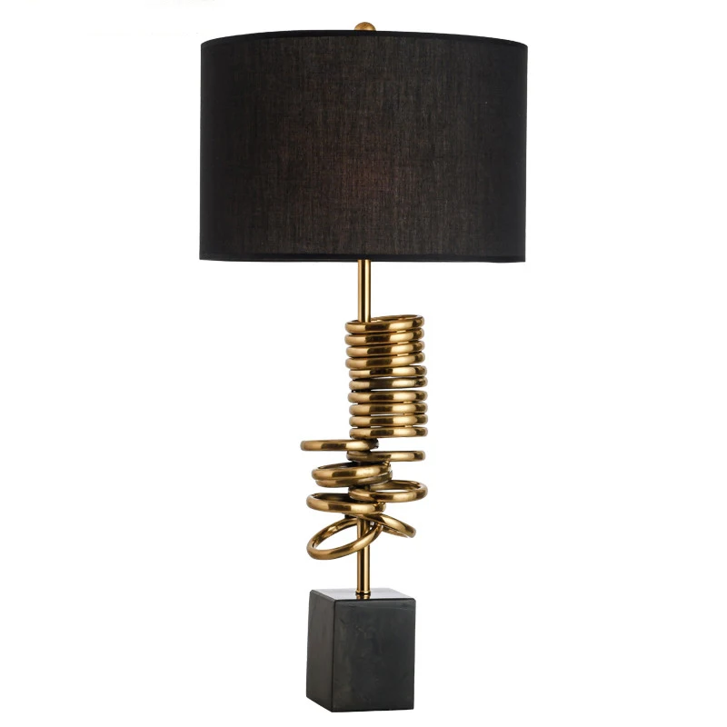 Тканевый абажур SGROW современная настольная лампа для гостиной подставка с