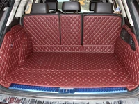 best quality special car trunk mats for volkswagen touareg 2018 2011 durable cargo liner boot carpets stylingfree shipping
