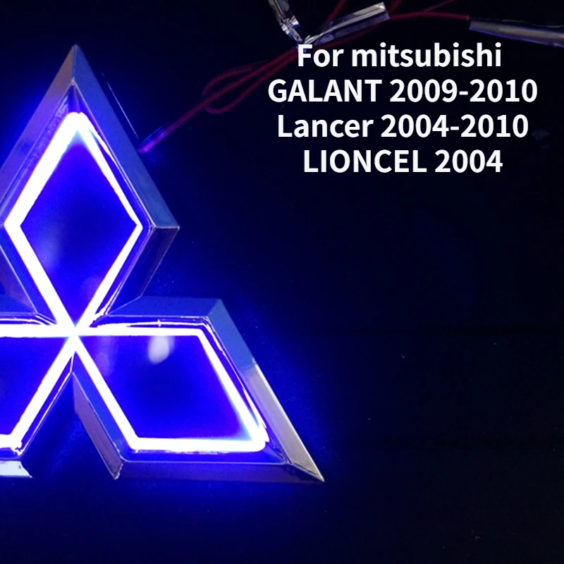 

5D LED Light Retrofit Light Car Front Grille Trunk Logo For mitsubishi GALANT2009-2010 Lancer2004-2010 LIONCEL2004 accessories