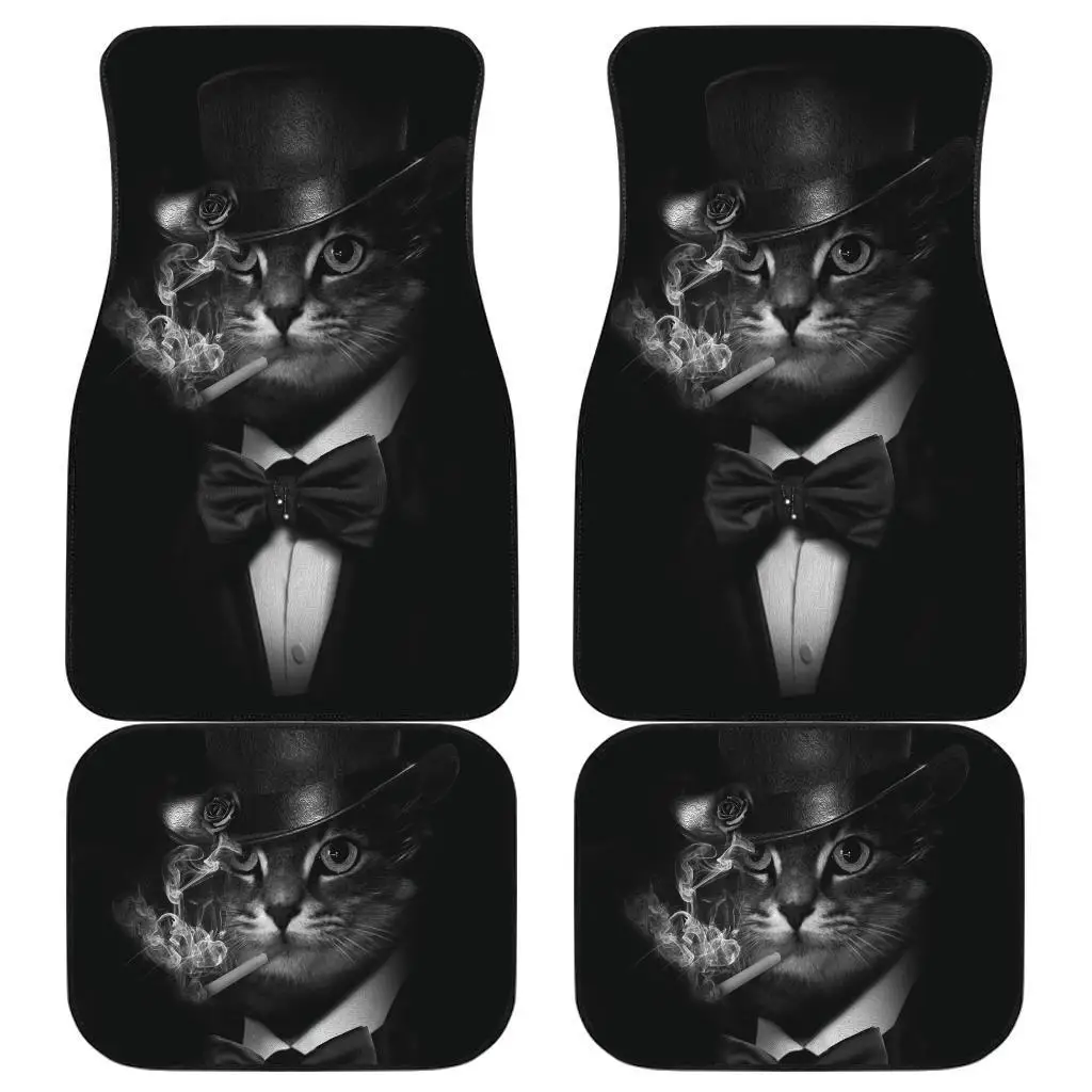 

Classy Cat Smoking Car Floor Mats Amazing Gift Ideas