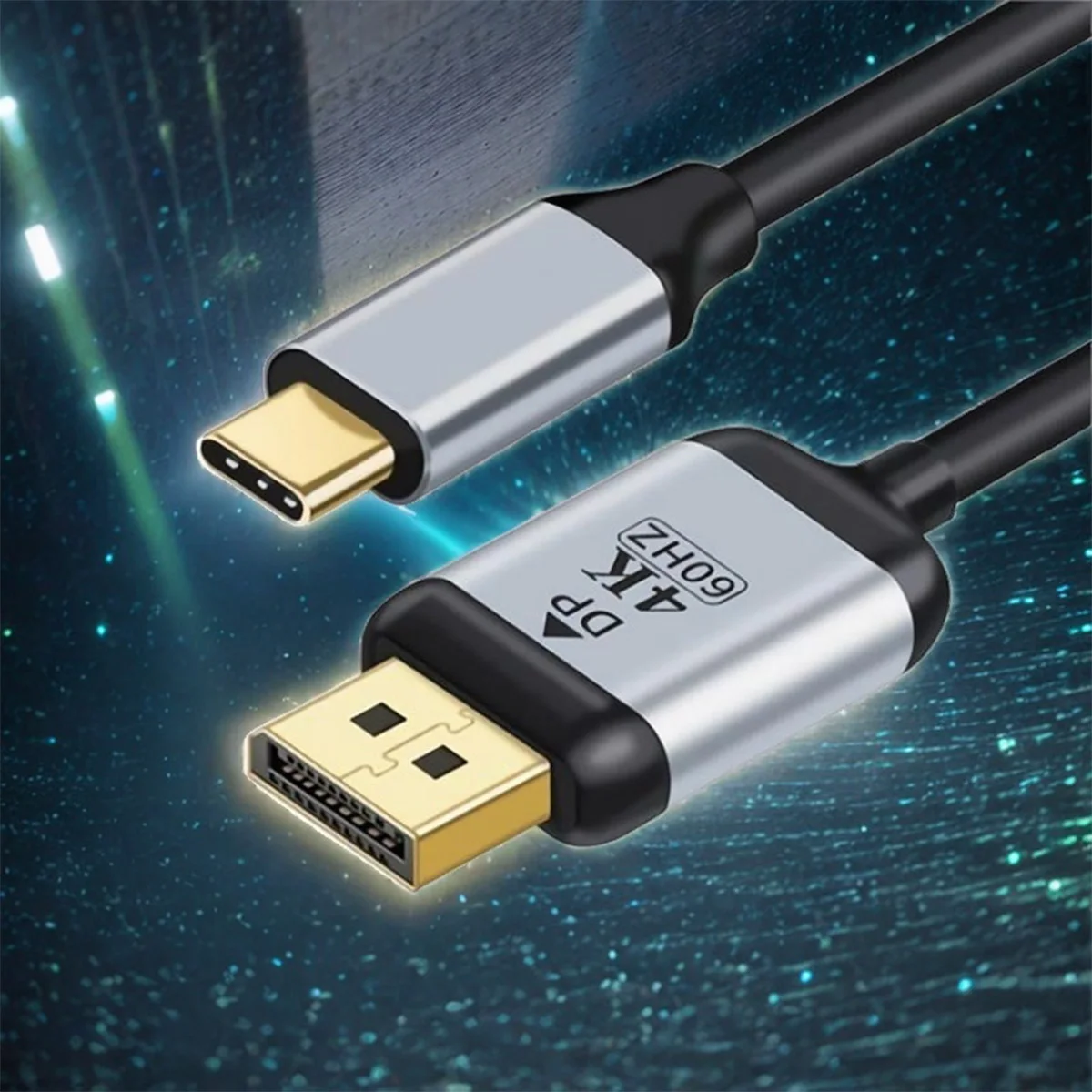 Кабель USB-C — DisplayPort 1 8 м/5 9 футов USB 3.1 Type C источник 4K при 60 Гц HDTV-дисплей папа-папа