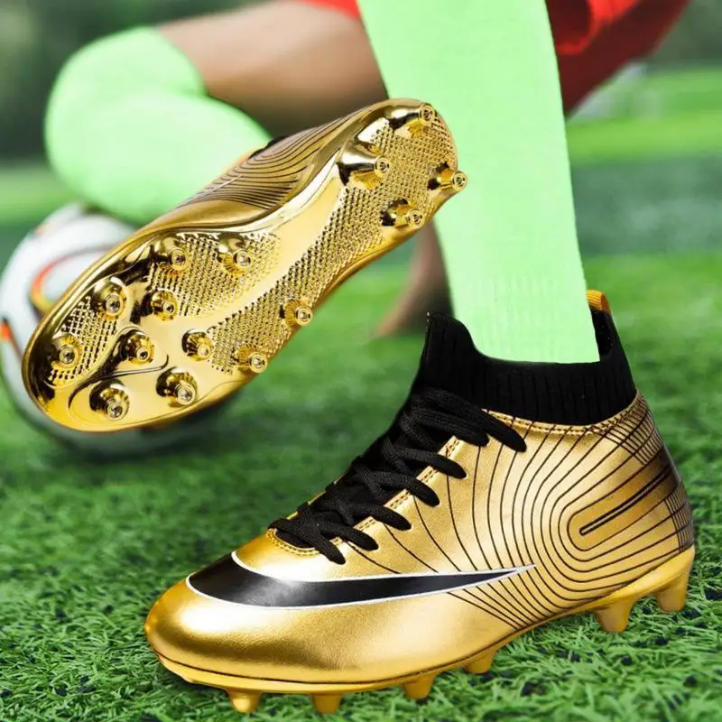 Soccer Boots Antiskid Wear-resisting Boy Football Cleats Training Shoes Football Boots Outdoor Grass Cleats Football Shoes For