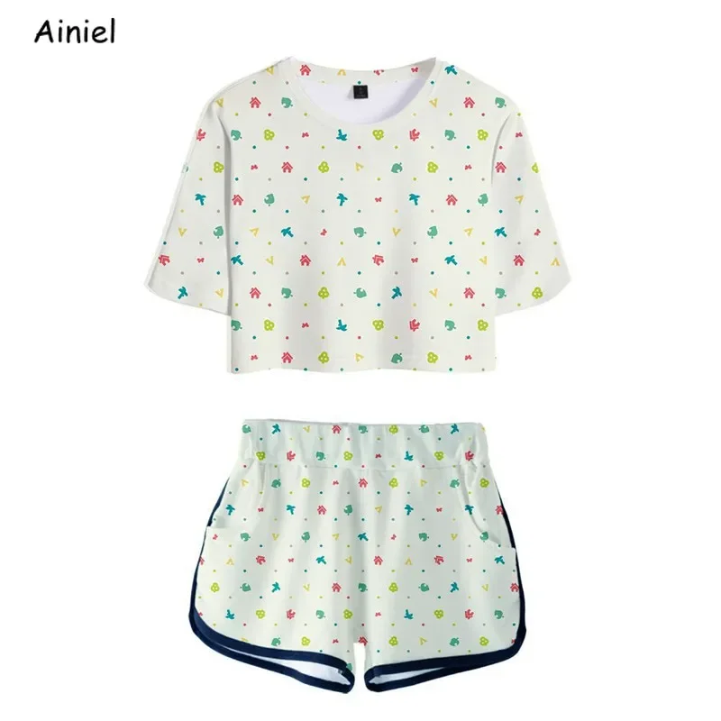 Лидер продаж футболка с перекрестными животными для игр и шорты спортивный